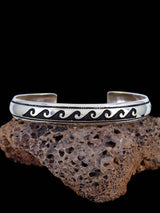 Native American Sterling Silver Overlay Bracelet