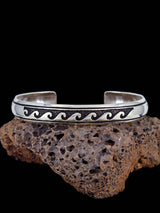 Native American Sterling Silver Overlay Bracelet