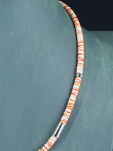 20" Navajo Single Strand Spiny Oyster Necklace
