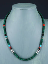 20" Navajo Single Strand Turquoise Necklace