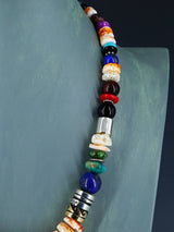 Navajo 21" Spiny Oyster Large Single Strand Beaded Necklace