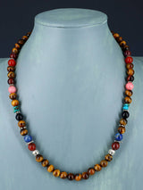 20" Navajo Single Strand Tiger Eye Necklace