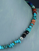 18" Navajo Single Strand Turquoise Necklace