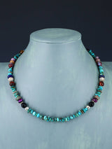 18" Navajo Single Strand Turquoise Necklace