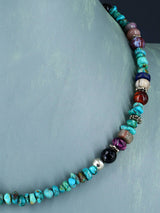 18" Navajo Single Strand Turquoise Necklace