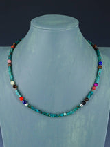 20" Navajo Single Strand Turquoise Necklace