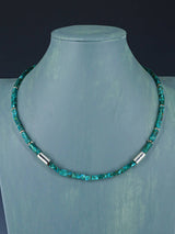 20" Navajo Single Strand Turquoise Necklace