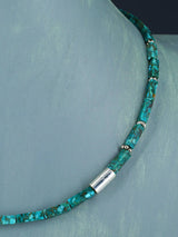 20" Navajo Single Strand Turquoise Necklace