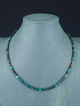20" Navajo Single Strand Turquoise Necklace