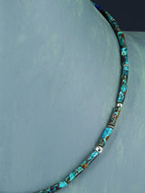 20" Navajo Single Strand Turquoise Necklace
