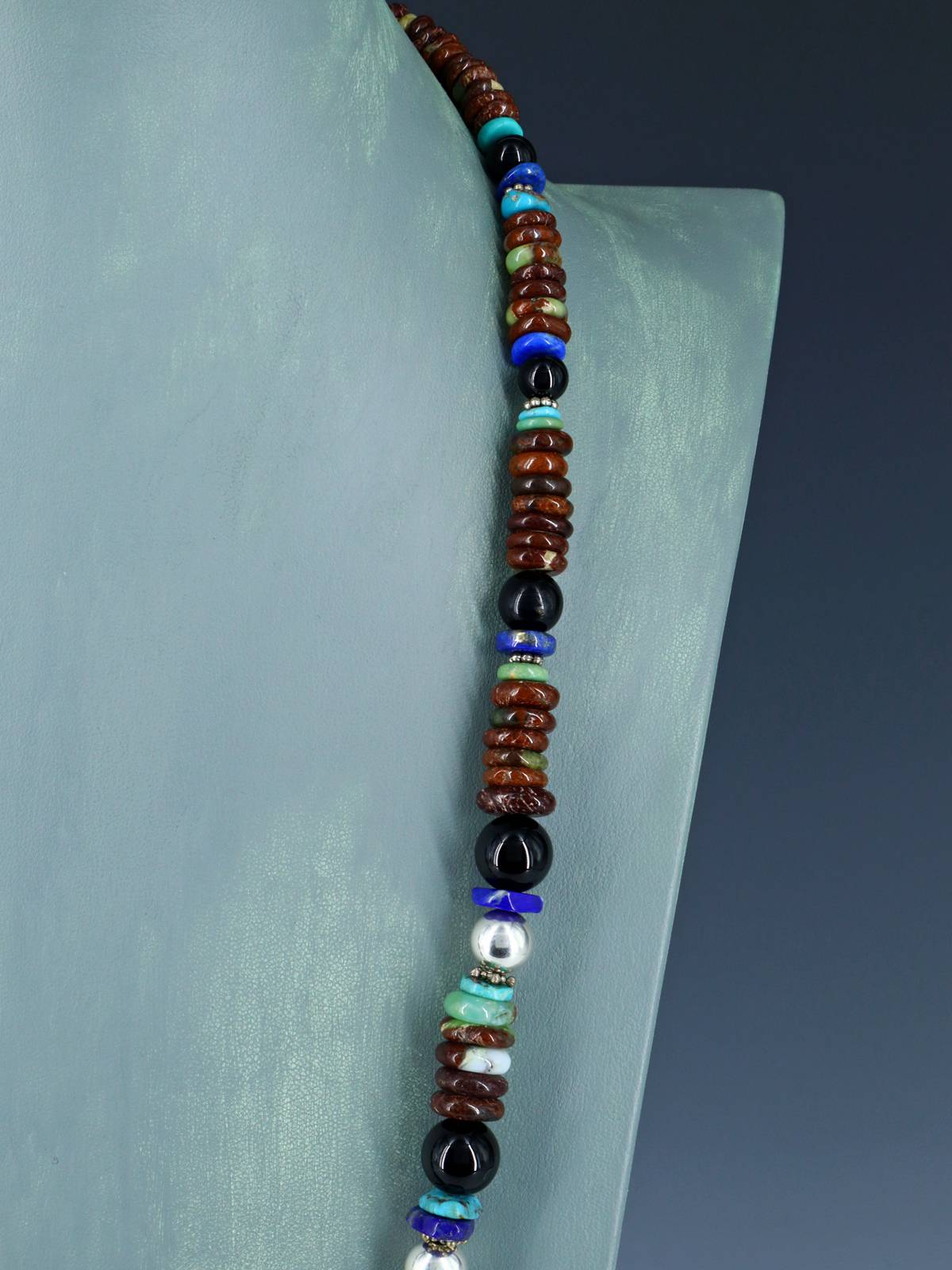 Navajo Chrysoprase Beaded Single Strand Necklace