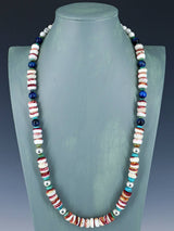 Navajo Spiny Oyster Beaded Single Strand Necklace