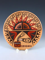 Hopi Hand Coiled Pottery Plate - PuebloDirect.com
