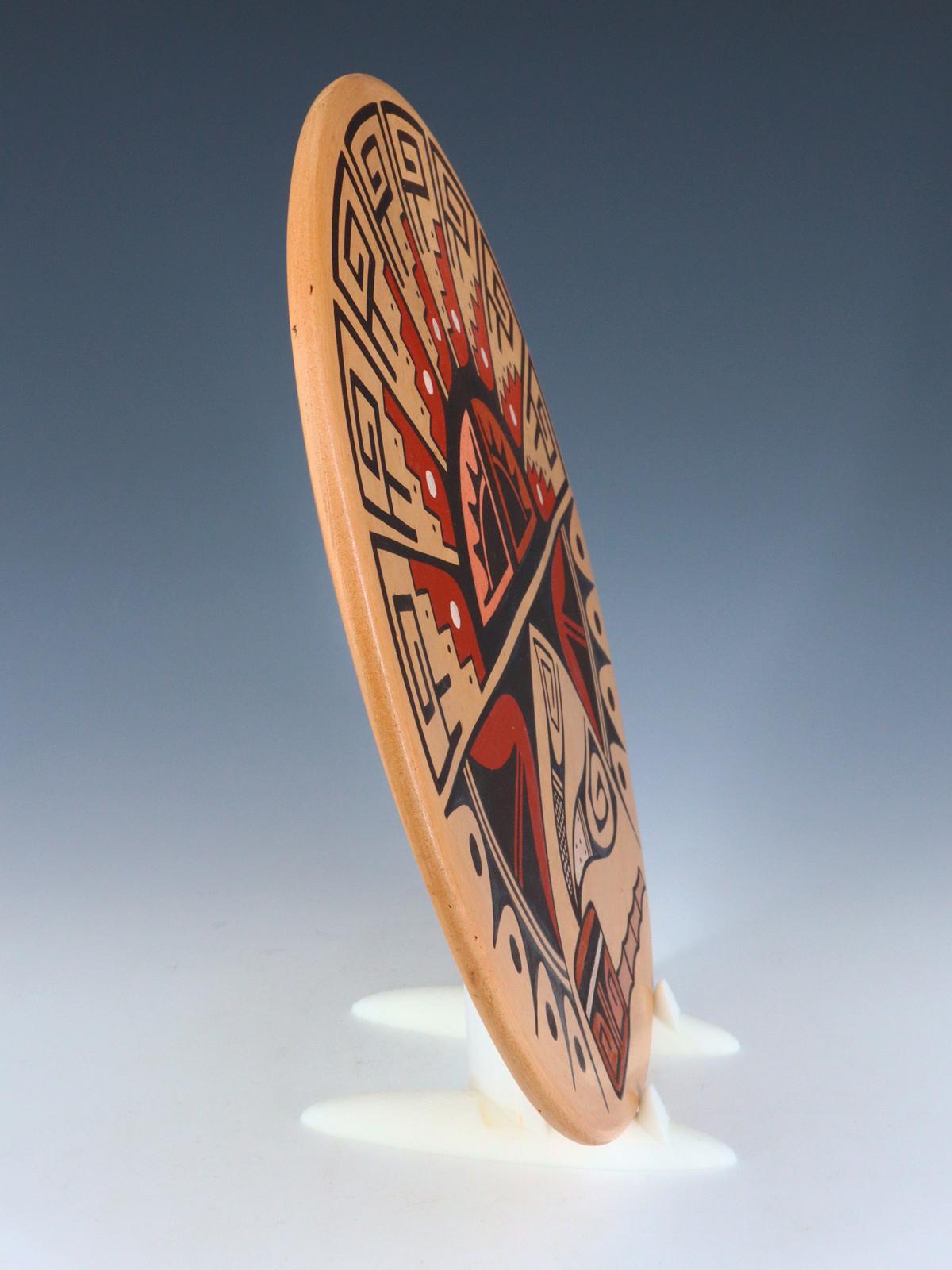 Hopi Hand Coiled Pottery Plate - PuebloDirect.com