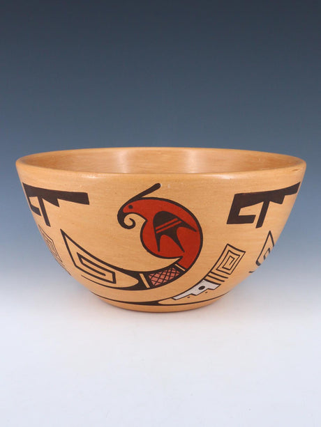 Hopi Hand Coiled Pottery Bowl - PuebloDirect.com