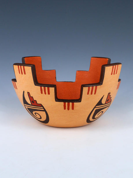 Hopi Hand Coiled Pottery Bowl - PuebloDirect.com