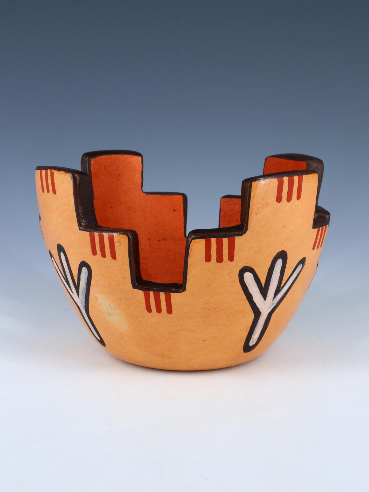 Hopi Hand Coiled Pottery Bowl - PuebloDirect.com