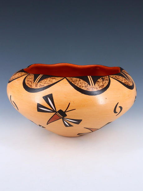 Hopi Hand Coiled Pottery Bowl - PuebloDirect.com