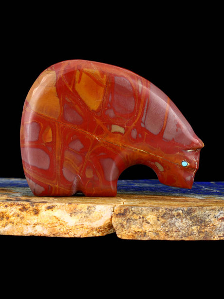 Noreena Jasper Medicine Bear Zuni Fetish