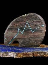 Folded Metasediment Medicine Bear Zuni Fetish