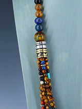 30" Navajo Tiger Eye Multi Strand Beaded Necklace - PuebloDirect.com