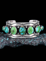 Native American Jewelry Sonoran Gold Turquoise Cuff Bracelet - PuebloDirect.com
