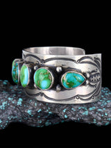 Native American Jewelry Sonoran Gold Turquoise Cuff Bracelet - PuebloDirect.com