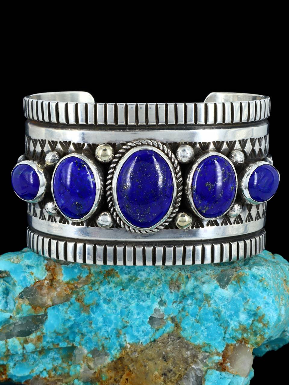 Raw Lapis Lazuli Chunky Sterling Silver Bracelet | RedDolly – RedDolly  Jewellery