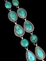 Native American Emerald Valley Turquoise Lariat Y Necklace - PuebloDirect.com