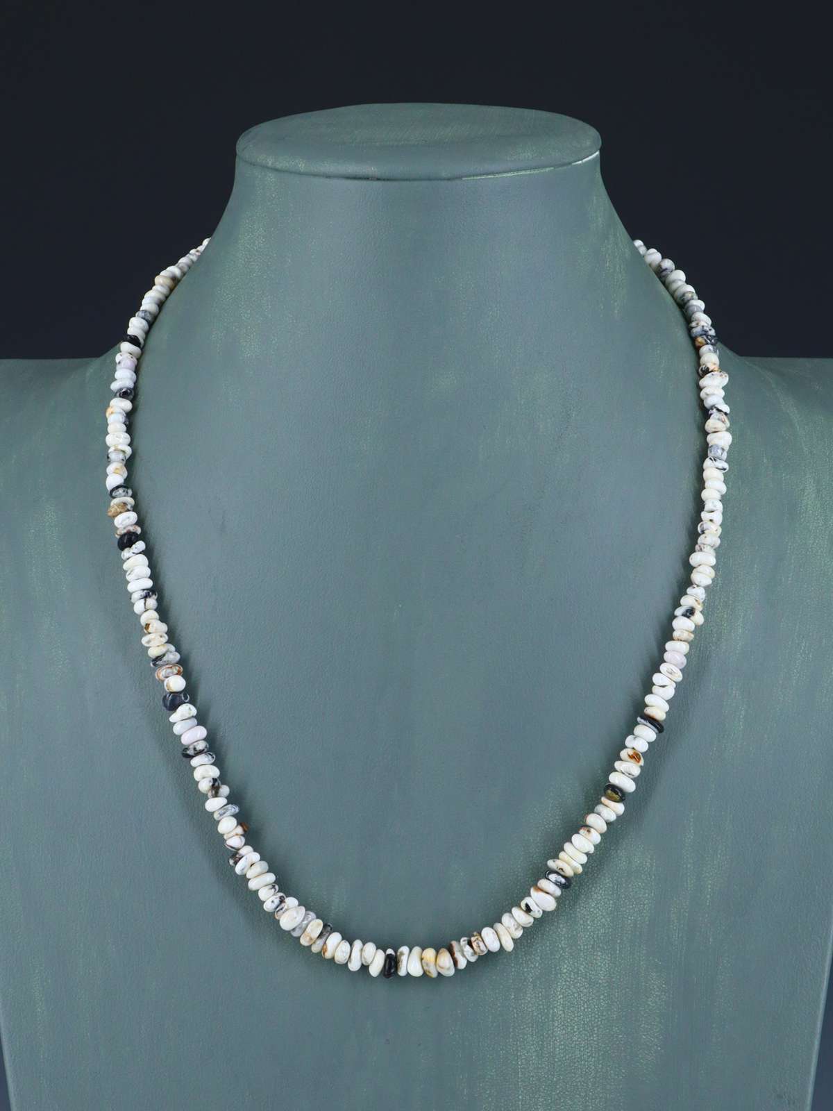 Native American White Buffalo Single Strand Necklace