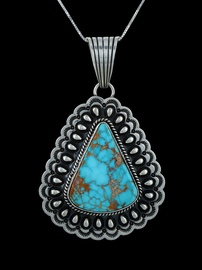 Native American Natural Royston Turquoise Pendant - PuebloDirect.com