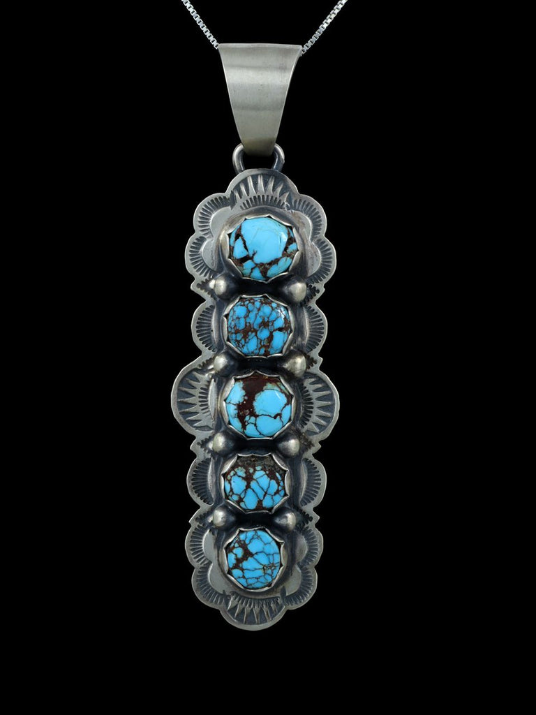 Native American Jewelry Egyptian Turquoise Pendant - PuebloDirect.com