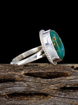 Native American-Made Turquoise Ring, Size 8 1/2