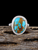 Anillo Golden Hill con turquesa, talla 6 1/2