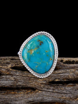 Anillo Golden Hill con turquesa, talla 6 1/2