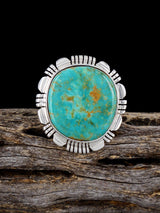 Bague turquoise Golden Hill, taille 6 1/2