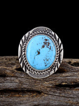 Anillo Golden Hill con turquesa, talla 6 1/2