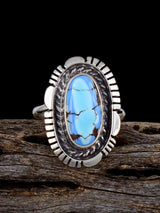 Anillo Golden Hill con turquesa, talla 6 1/2