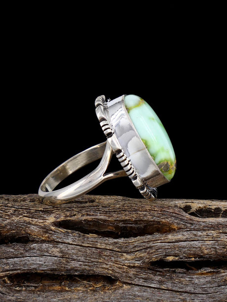 Anillo Golden Hill con turquesa, talla 6 1/2