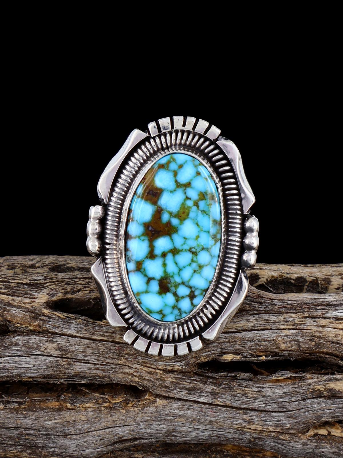 Anillo Golden Hill con turquesa, talla 6 1/2