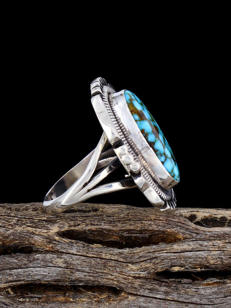 Anillo Golden Hill con turquesa, talla 6 1/2