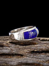 Bague incrustée de pavés turquoise, taille 12 1/2