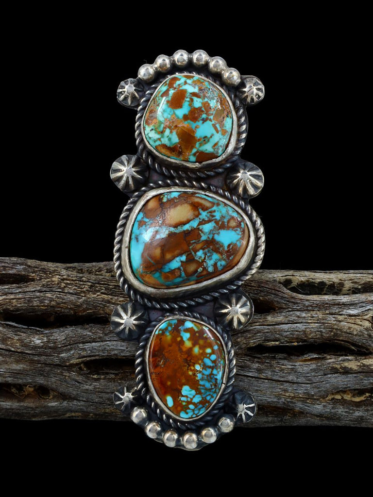 Navajo Natural Royston Turquoise Ring, Size 7 - PuebloDirect.com