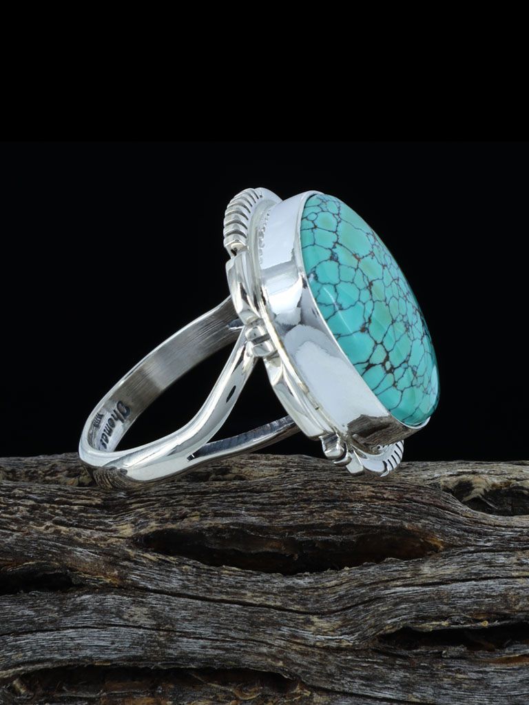 Sky Horse Turquoise Ring, Size 7 - PuebloDirect.com