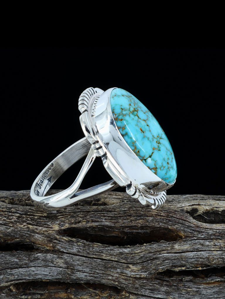 Natural Turquoise Ring, Size 7 - PuebloDirect.com
