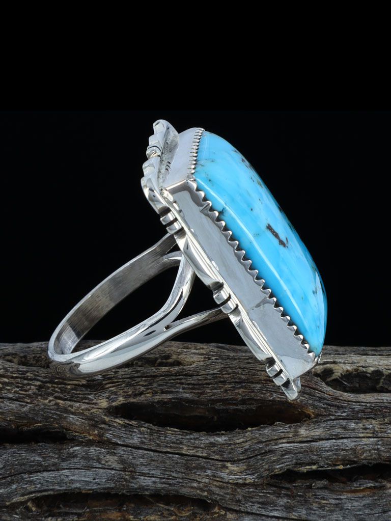 Native American Turquoise Ring, Size 9 3/4 - PuebloDirect.com