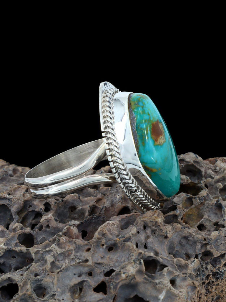 Natural Royston Turquoise Ring, Size 10 1/2 - PuebloDirect.com