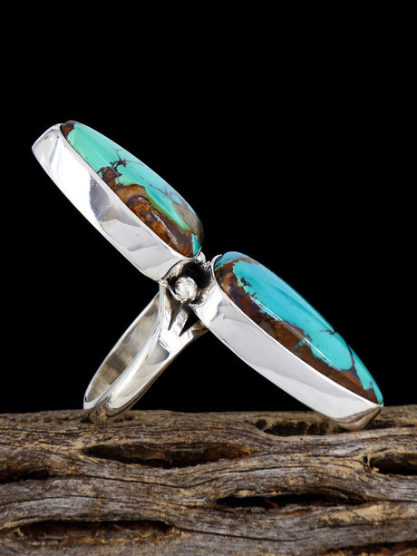 Native American Royston Turquoise Ring, Size 10 - PuebloDirect.com