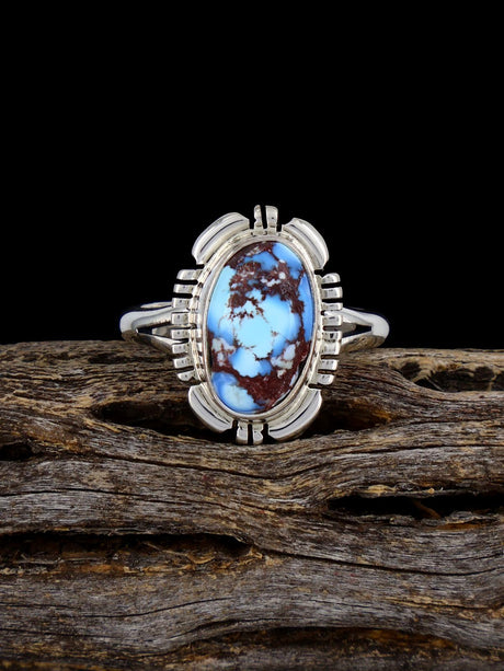 Golden Hill Turquoise Ring, Size 8 3/4 - PuebloDirect.com
