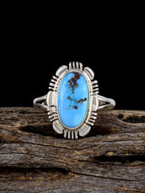 Golden Hill Turquoise Ring, Size 8 - PuebloDirect.com